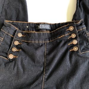 “Pepe” black “High waisted” straight legs jeans